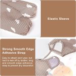 Accmor 5 Pack Long Sleeve Baby Bibs, Waterproof Sleeved Bib, Toddler Baby Bibs for 6-36 Months - Image 3